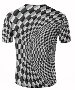 REMERA CUADRADOS 3D ARTEMIX AX-0233 en internet