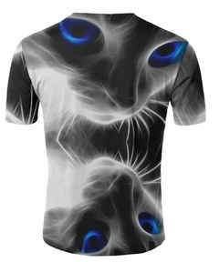 REMERA GATO OJOS AZULES ARTEMIX AX-0377 en internet