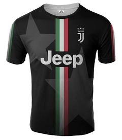 CAMISETA JUVENTUS NEGRA ESTRELLA ARTEMIX AX-0338