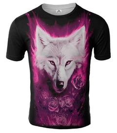 REMERA LOBO Y ROSAS ARTEMIX AX-0341