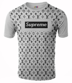 REMERA MODA diseño LOUIS V BLANCA ARTEMIX AX-0146 - comprar online