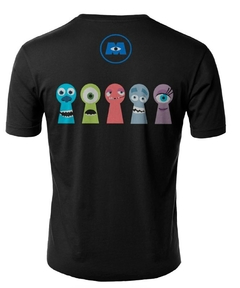 REMERA MONSTER INC PUERTAS ARTEMIX AX-0027 en internet