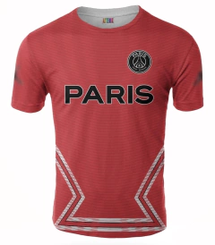 CAMISETA SUBLIMADA PSG MESSI RED JORDAN ARTEMIX AX-0268