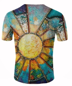 REMERA SOL MANDALA ARTE 3D ARTEMIX AX-0504 en internet