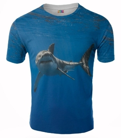REMERA TIBURON SHARK BLANCO ARTEMIX AX-0154 - comprar online
