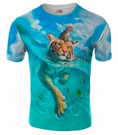 REMERA TIGRE Y GATO ARTEMIX AX-0161