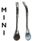 Bombilla Pico loro Acero ( mini 17cm) - MatesNorte