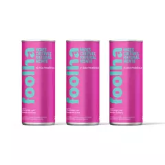 Foolha Soda Prebiótica | Kit 3 Unidades | Morango com Limão Siciliano - comprar online