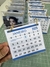 Calendário acrílico personalizado