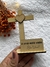 Cruz em MDF modelo pinus- 10x13cm