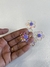 Aplique de flor acrílico confete 3cm pct com 5 unidades na internet
