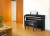 Banqueta Preta, Banco p/ Piano, Teclado Yamaha, Casio, Roland, Korg, c/ Ajuste Altura, Baú - Assento: 55 x 34 cm - Aj Som | Acessórios Musicais