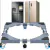 Suporte, Carrinho 8 Rodas p/Geladeira, Refrigerador Side By Side Samsung, Lava e Seca Brastemp, Electrolux, Midea, Philco, LG, 56 - 91 cm X 50 - 85 cm - comprar online