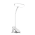 Luminária 36 LEDs Recarregável, Flexível p/ Estante Partitura, Livros, Estudo, Escrivaninha - Branca