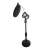 Mini Pedestal Suporte Mesa c/Shock Mount Microfone Dinâmico