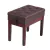 Banqueta,banco p/ piano,c/ porta livros,reg de altura,marrom