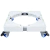 Suporte, Carrinho p/ Refrigerador, Geladeira, Lava e Seca, Lavadora Brastemp, Electrolux, Midea, Samsung, LG - Branco - comprar online