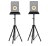 Suporte, Pedestal Tripé Monitor De Referência, Áudio, Studio KRK Rokit 5/6/8, Yamaha HS 8/7/5, Edifier, JBL, Mackie, RCF, 1,15 - 180 cm, Aço