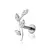 Piercing ramo cravejado base reta