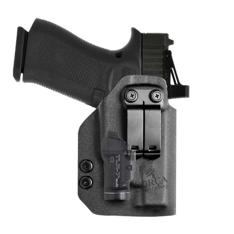 Coldre Kydex IWB Velado Glock 43X | 48 para Lanterna TLR 7