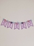 Banderín con flores en relieve (precio por letra) en internet