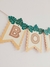 Banderín con hojitas monstera (precio por letra) - comprar online