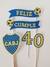 3 Toppers torta "Deportes"