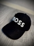 Boné Boss | Logo frontal texturizada - Preto - 3FS IMPORTS MULTIMARCAS 