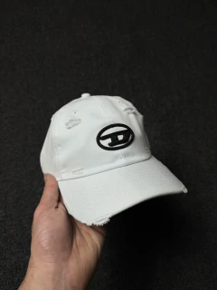 Boné Diesel Logo Circular - Branco/Preto - comprar online