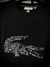 Camisa Lacoste | Croc 3d Preto e Cinza - PRETA (COLECAO 2025) - loja online