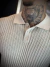 Camisa Polo Milano Texture Linho Old Money - Bege - loja online
