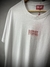 Camisa Diesel Logo Meio vermelho - Branca na internet