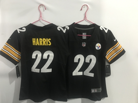 Jersey Pittsburgh Steelers Feminina - Preta