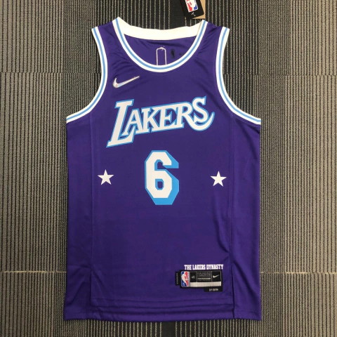 Jersey Los Angeles Lakers City Edition - Diamante 75 Anos