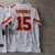 Jersey Kansas City Chiefs Mascuina - Branca SB LVIII Todos os Patchs na internet