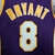 Regata Los Angeles Lakers – Mitchell & Ness Termo Prensada - 09/10 - Roxa na internet
