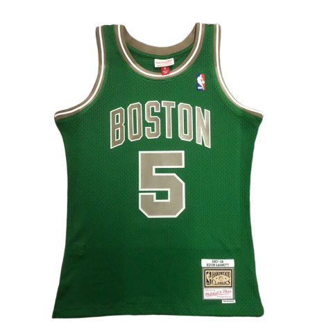 Regata Boston Celtics - Mitchell & Ness 07/08 Termo Prensada - Verde