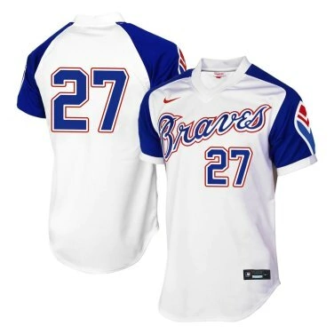 Jersey Atlanta Braves Masculina - Throwback - comprar online