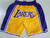 SHORTS NBA JUST DON - LOS ANGELES LAKERS - Amarela