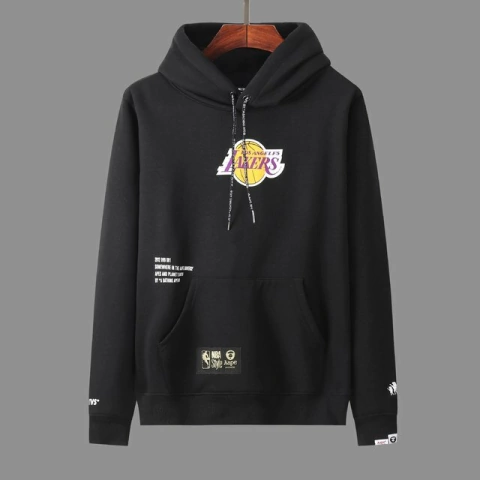 Moletom NBA x A Bathing Ape (BAPE) - Los Angeles Lakers - Preto