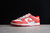 Tênis Nike SB Dunk "Vintage Red" na internet