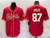 Jersey Beisebol Kansas City Chiefs Vermelha - NFL/MLB Crossover na internet