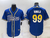 Jersey Beisebol Los Angeles Rams Azul - NFL/MLB Crossover