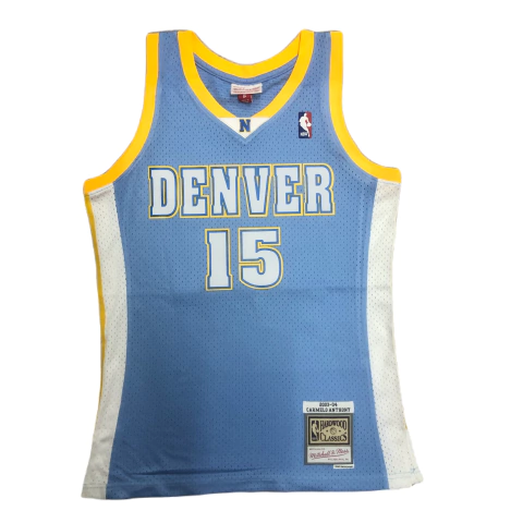 Regata Denver Nuggets – Mitchell & Ness Silk 03/04 - Azul