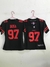 Jersey San Francisco 49ers Feminina - Preta na internet