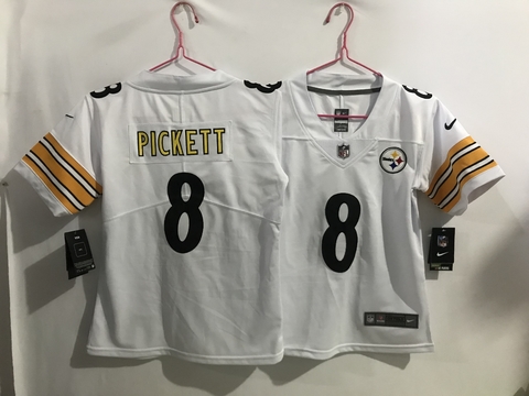 Jersey Pittsburgh Steelers Feminina - Branca