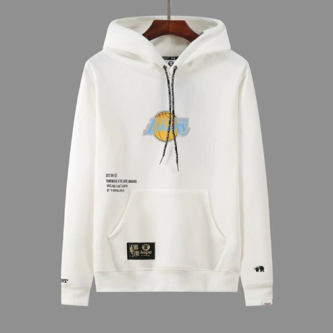 Moletom NBA x A Bathing Ape (BAPE) - Los Angeles Lakers - Branco