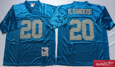 NFL Throwback Detroit Lions #20 Barry Sanders