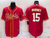 Jersey Beisebol Kansas City Chiefs Vermelha - NFL/MLB Crossover - Beard&Sports