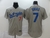 Jersey Los Angeles Dodgers Masculina - Cinza na internet